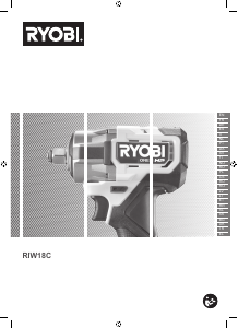 Manuale Ryobi RIW18C-0 Avvitatore pneumatico