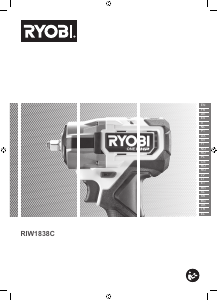 Manual Ryobi RIW1838C-0 Cheie de impact