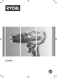 Manuale Ryobi R18PD5-0 Trapano avvitatore