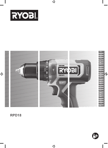Bedienungsanleitung Ryobi RPD18-0 Bohrschrauber