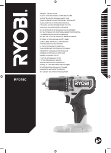 Bedienungsanleitung Ryobi RPD18C-0 Bohrschrauber
