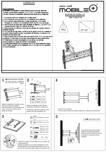 Handleiding Mobile+ MB-TVB3770 Muurbeugel