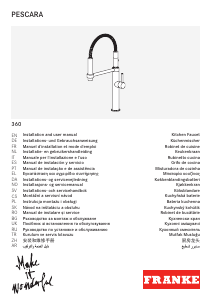 Руководство Franke Pescara 360 Смеситель