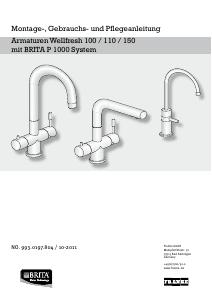 Bedienungsanleitung Franke Wellfresh 150 Wasserhahn