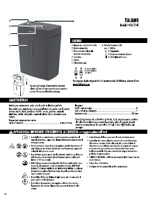 Manuale Fellowes P-42C Powershred Distruggidocumenti