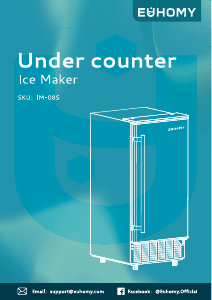 Manual Euhomy IM-08S Ice Cube Maker