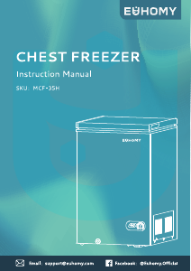 Manual Euhomy MCF-35H Freezer