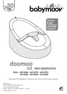 Handleiding Babymoov A012368 Doomoo Nid Wipstoeltje