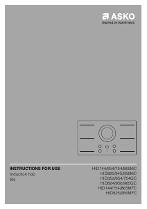 Handleiding Asko HID925MFC Kookplaat