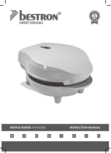 Manuale Bestron AMW500B Macchina per waffle