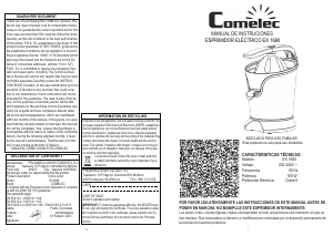 Handleiding Comelec EX1680 Citruspers