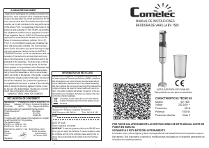 Manual Comelec BV1500 Hand Blender