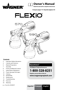 Manual Wagner Flexio 570 Paint Sprayer