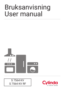 Bruksanvisning Cylinda S 7564KV Spis