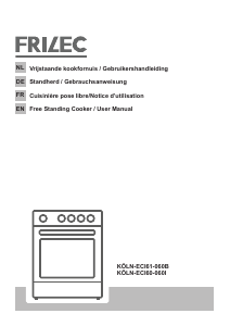 Bedienungsanleitung Frilec KOLN-ECI61-060B Herd