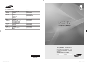 Handleiding Samsung LA46B750U1F LCD televisie