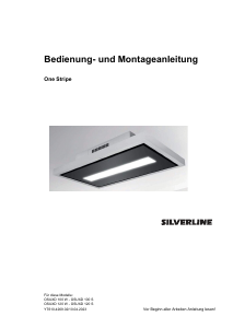 Bedienungsanleitung Silverline OSUXD 120 W One Stripe Dunstabzugshaube