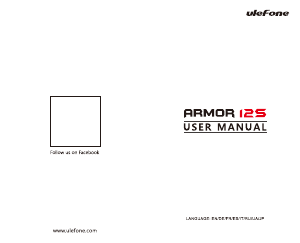 説明書 Ulefone Power Armor 12S 携帯電話