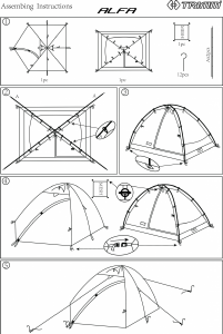 Руководство Trimm Alfa Палатка