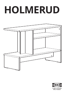 Használati útmutató IKEA HOLMERUD Kisasztal