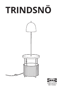 Manual IKEA TRINDSNO Candeeiro