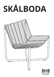 Bedienungsanleitung IKEA SKALBODA Sessel