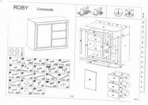 Mode d’emploi Bebies First Roby Commode