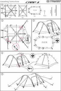 Hướng dẫn sử dụng Trimm Camp II Lều