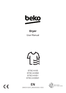 Handleiding BEKO BTBC44XB1 Wasdroger