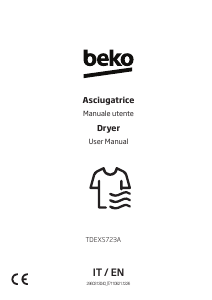 Manuale BEKO TDEXS723A Asciugatrice