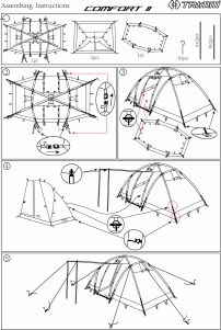Bedienungsanleitung Trimm Comfort II Zelt