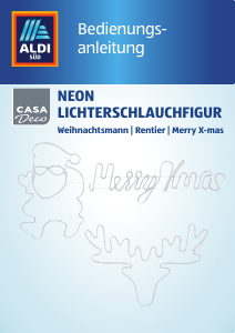 Bedienungsanleitung Casa Deco NP-LSF-XMAS Weihnachtsdekoration
