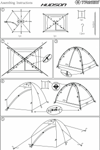 Handleiding Trimm Hudson Tent
