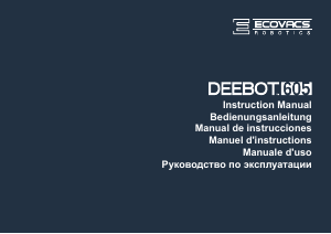 Manual de uso ECOVACS Deebot 605 Aspirador