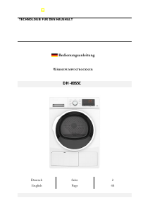 Bedienungsanleitung Galanz DH-80S5C Trockner