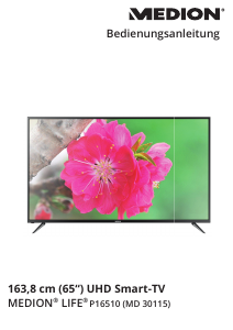 Bedienungsanleitung Medion LIFE P16510 (MD 30115) LED fernseher