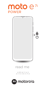 Brugsanvisning Motorola Moto E7i Power Mobiltelefon