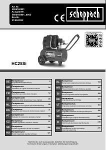 Manual Scheppach HC25Si Compressor