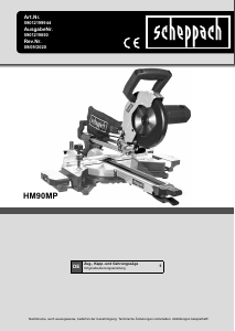 Bedienungsanleitung Scheppach HM90MP Gehrungssäge