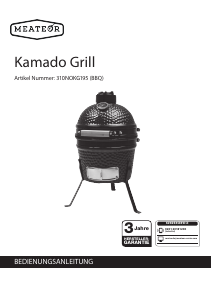 Bedienungsanleitung Meateor 310NOKG195 Kamado Barbecue