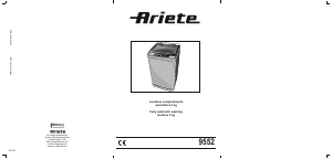 Manual de uso Ariete 9552 Lavadora