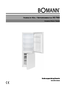 Manual Bomann KG 7352 E Fridge-Freezer