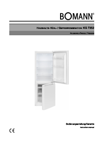 Manual Bomann KG 7352 Fridge-Freezer