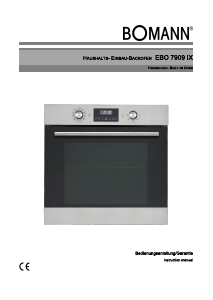 Manual Bomann EBO 7909 IX Oven