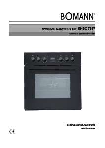 Manual Bomann EHBC 7937 Oven