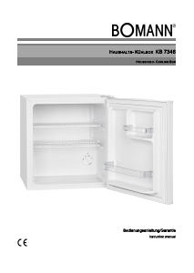 Bedienungsanleitung Bomann KB 7346 E Kühlschrank
