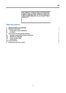 Mode d’emploi Chiq FSS559NEI42D Réfrigérateur combiné