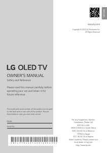 Handleiding LG OLED55CS3VA OLED televisie