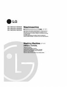 Manual LG WD-1465FDF Washing Machine