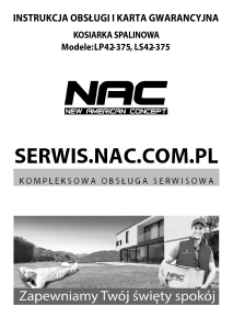 Instrukcja NAC LP42-375 Kosiarka